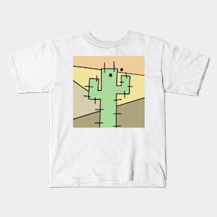 Abstract Cactus Kids T-Shirt